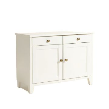 Kitchen Storage Sideboard And Buffet Server Cabinet-White Color