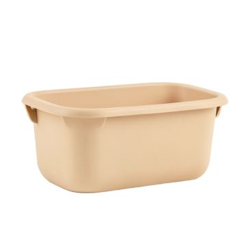 Stone Canyon Empty Railing Planter With Integral Brackets - Beige