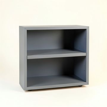 Cliff Bridge Empty Mug-Storage Cabinet Insert - Gray (synthetic illustration; no displayed measurements)