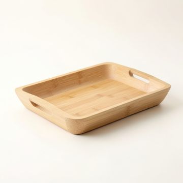 Alder Crest Serving Tray - Beige (synthetic illustration; no displayed measurements)