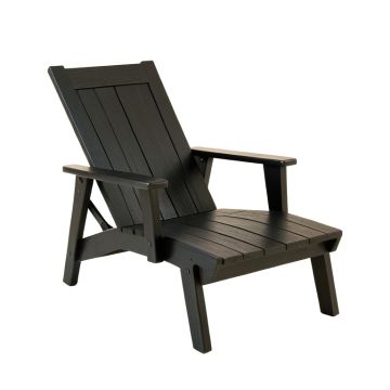 Laurel Branch Outdoor Lounge Chair - Black