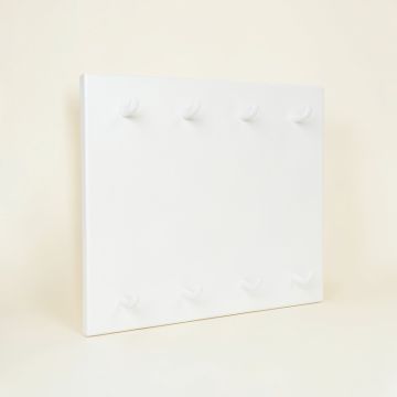 Lake Brook Empty Wall-Mounted Tool Organizer Panel - White (synthetic illustration; no displayed measurements)