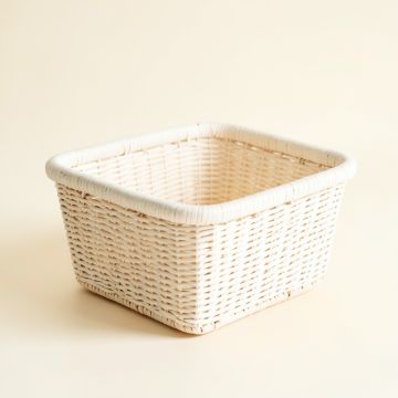 Hill Bend Empty Storage Basket - White (synthetic illustration; no displayed measurements)