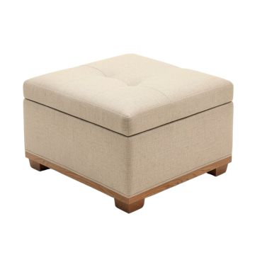 Maryalice 34 '' Wide Tufted Square Cocktail Ottoman