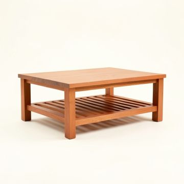 Rowan Falls Coffee Table - Terracotta (synthetic illustration; no displayed measurements)