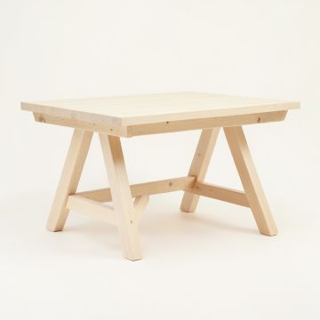 Field Bridge Patio Table - Ivory (synthetic illustration; no displayed measurements)
