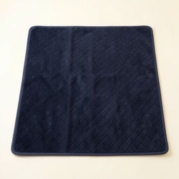 Bay Crest Bath Mat - Navy (synthetic illustration; no displayed measurements)