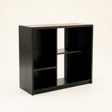 Flint Brook Desktop Shelving Unit - Black (synthetic illustration; no displayed measurements)