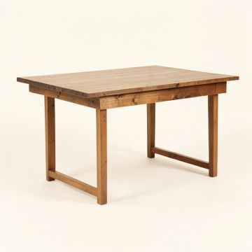 Cecelia Extendable Drop Leaf Rubberwood Solid Wood Dining Table (synthetic illustration; no displayed measurements)