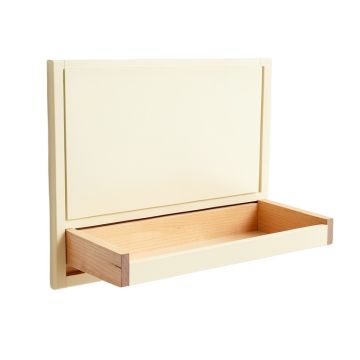Vale Crest Empty Wall-Mounted Tool Organizer Panel - Cream