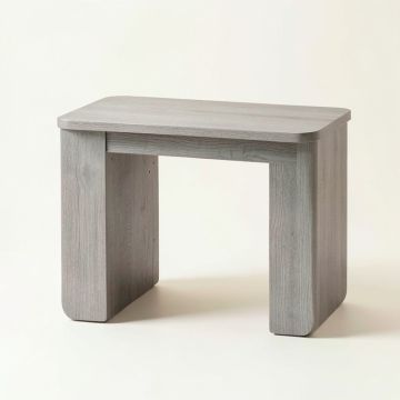 Holly Bluff Small Writing Desk - Gray (synthetic illustration; no displayed measurements)