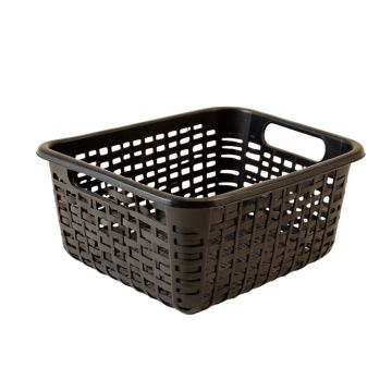 Fern Canyon Empty Storage Basket - Black