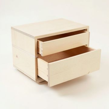 Cove Crest Small-Parts Storage Drawer Cabinet - Ivory (synthetic illustration; no displayed measurements)