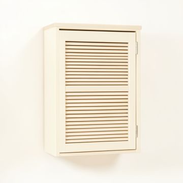 Reed Branch Wall-Mounted Laundry Cabinet - Ivory (synthetic illustration; no displayed measurements)