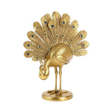 Peacock Sculpture (synthetic illustration; no displayed measurements)