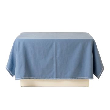 Fern Dell Flat Bed Sheet - Blue