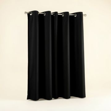 Sharpe Solid Blackout Thermal Grommet Single Curtain Panel (synthetic illustration; no displayed measurements)