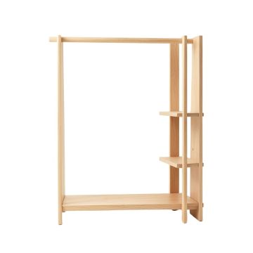 Wren Bluff Empty Garment Rack - Beige