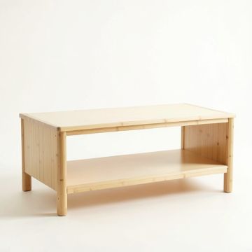Holly Crest Coffee Table - Cream (synthetic illustration; no displayed measurements)
