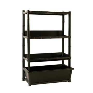 Lake Brook Empty Vertical Garden Frame - Black (synthetic illustration; no displayed measurements)