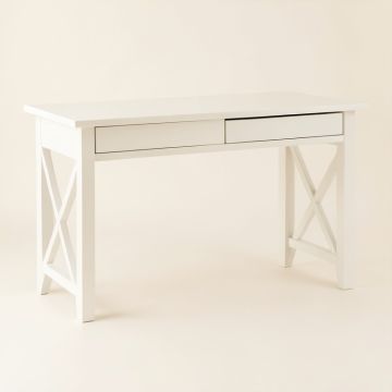 Alder Bend Writing Desk - White (synthetic illustration; no displayed measurements)
