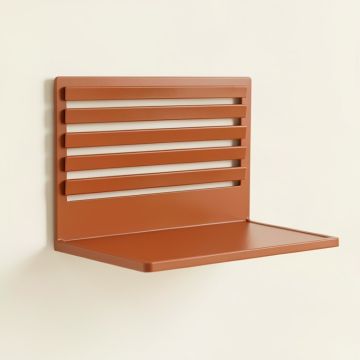 Birch Dell Wall-Mounted Entryway Organizer Shelf - Terracotta (synthetic illustration; no displayed measurements)