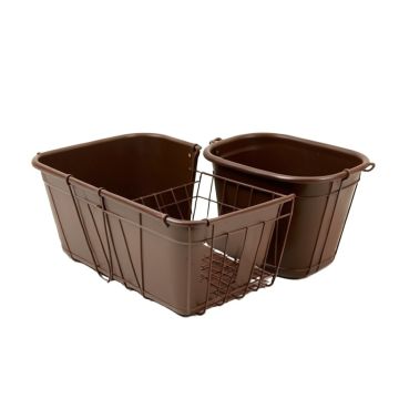 2-Piece Metal/Wire Basket Set