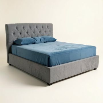 Eger Tufted Upholstered Low Profile Standard Bed (synthetic illustration; no displayed measurements)