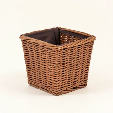 Nido Square Basket Wicker Pot Planter With Liner (synthetic illustration; no displayed measurements)