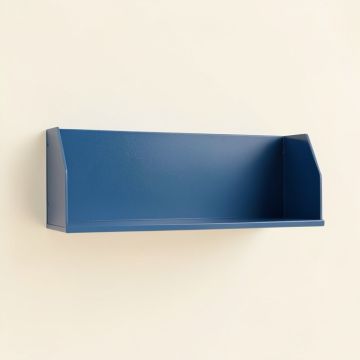 Vale Crest Wall-Mounted Shelf - Blue (synthetic illustration; no displayed measurements)
