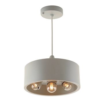 Hudgins 3 - Light Unique /Statement Drum Pendant (synthetic illustration; no displayed measurements)