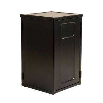 Cliff Bluff Closed Outdoor Storage Box - Black