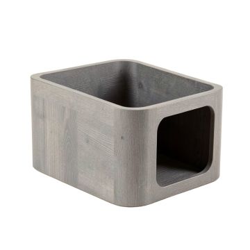 Hazel Brook Empty Furniture-Style Litter Enclosure - Gray