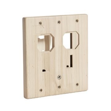 Classic Beadboard 2-Gang Toggle Light Switch Wall Plate