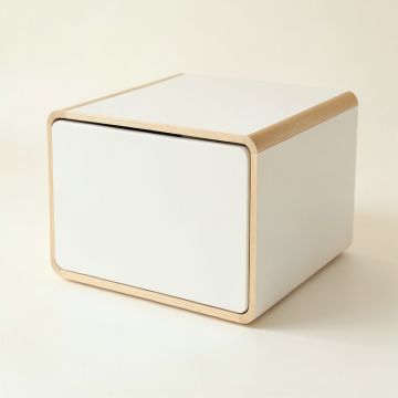 Elm Bend Under-Desk Drawer Unit - White (synthetic illustration; no displayed measurements)