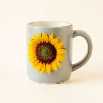 Pastorella Sunflower Coffee Mug (synthetic illustration; no displayed measurements)