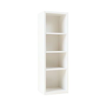 Clay Dell Narrow Cubby Tower - White