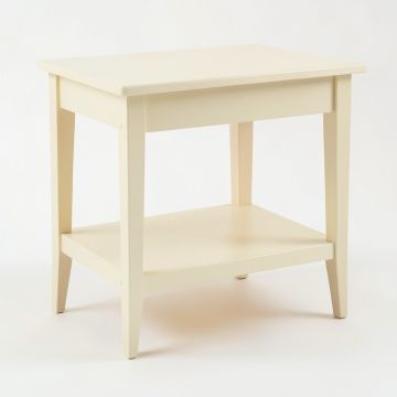 Oak Dale Side Table - Cream (synthetic illustration; no displayed measurements)
