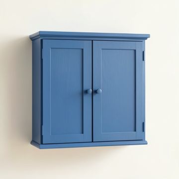 Harbor Dale Wall-Mounted Entry Cabinet - Blue (synthetic illustration; no displayed measurements)