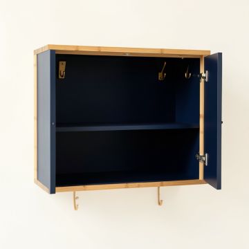 Brook Bridge Empty Mug-Storage Cabinet Insert - Navy (synthetic illustration; no displayed measurements)