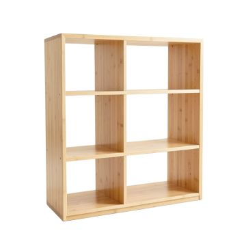 Summit Brook Freestanding Bookcase - Beige