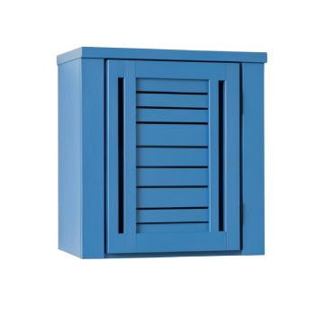 Shore Brook Wall-Mounted Entry Cabinet - Blue