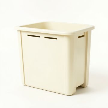 Ash Crossing Closed Garden Compost Bin - Cream (synthetic illustration; no displayed measurements)
