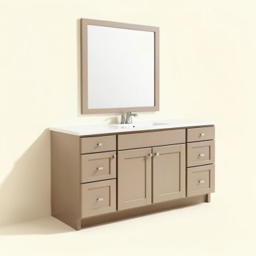 Keasler 60 '' Double Bathroom Vanity Set (synthetic illustration; no displayed measurements)