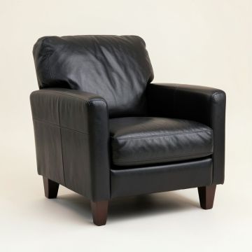 Dovercourt 33 '' Wide Genuine Leather Armchair (synthetic illustration; no displayed measurements)