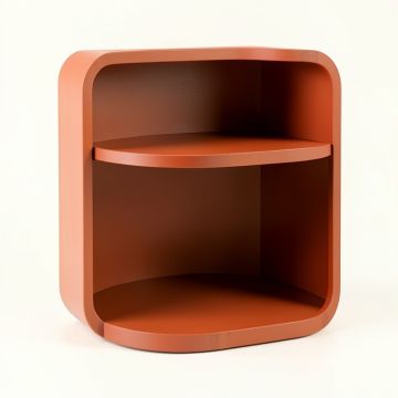 Wren Bend Empty Mug-Storage Cabinet Insert - Terracotta (synthetic illustration; no displayed measurements)
