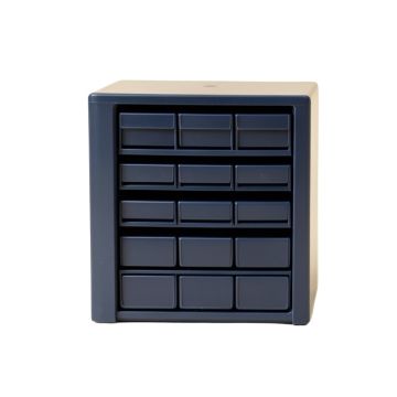 Stone Crossing Small-Parts Storage Drawer Cabinet - Navy