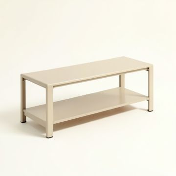 Simple Entryway 10 Pair Shoe Storage Bench (synthetic illustration; no displayed measurements)