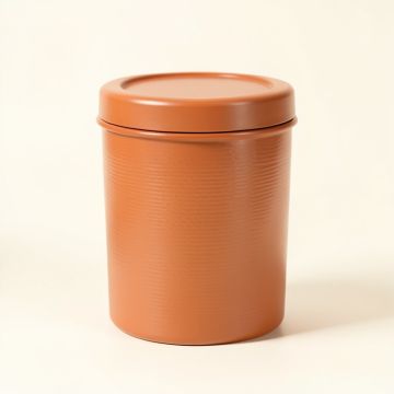 Oak Brook Storage Canister With Lid - Terracotta (synthetic illustration; no displayed measurements)
