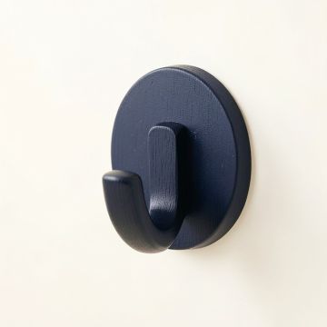 Juniper Brook Wall-Mounted Robe Hook - Navy (synthetic illustration; no displayed measurements)